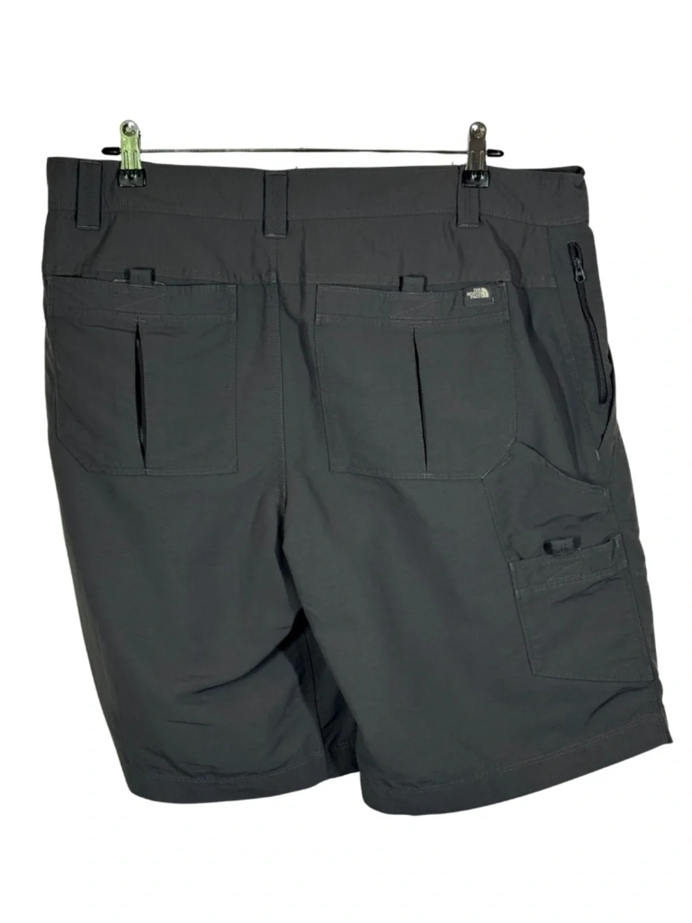 The North Face Men's Gray Cargo Hiking Shorts Size L 36